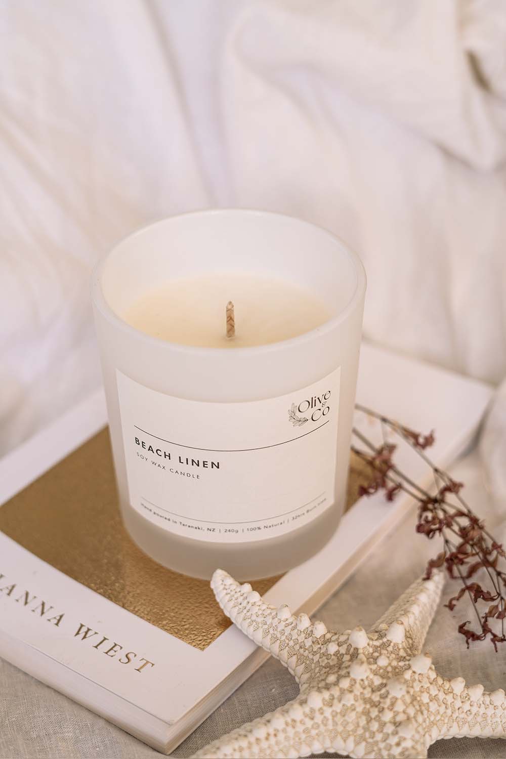 Beach Linen Soy Wax Candle